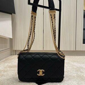 Chanel multi-chain flap bag